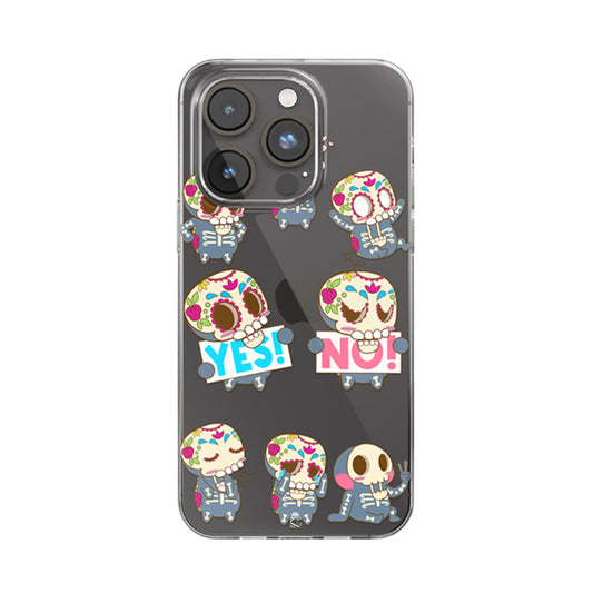 Skully Bae Clear Silicone Case