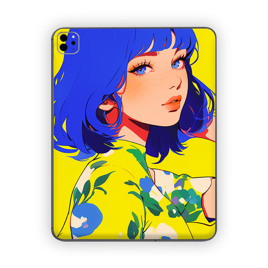 Aesthetic Lady Art Ipad Skin