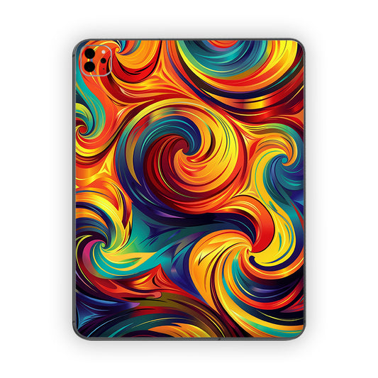 Paint Swirl Ipad Skin