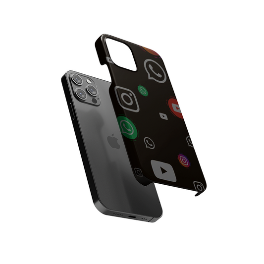 Social Media Slim Hard Case