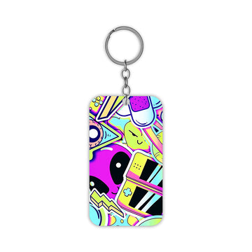 Psychedelic Trip Keychain