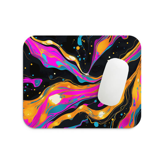 Aesthetic Paint Design Mouse Pad