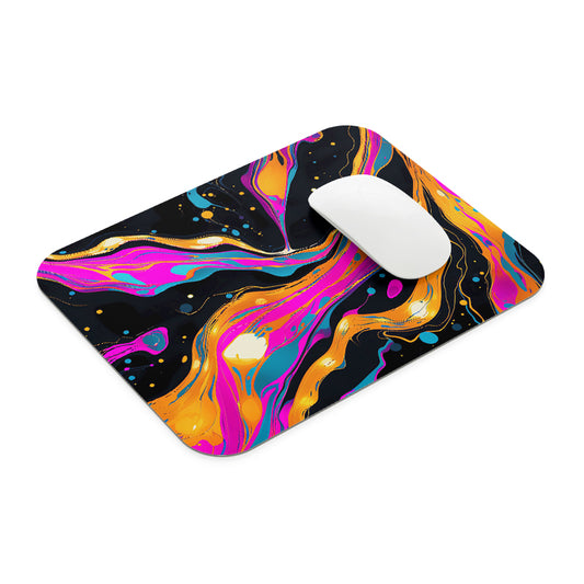 Aesthetic Paint Design Mouse Pad