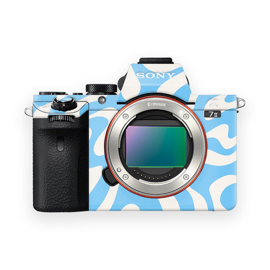 Blue Camo Camera Skin