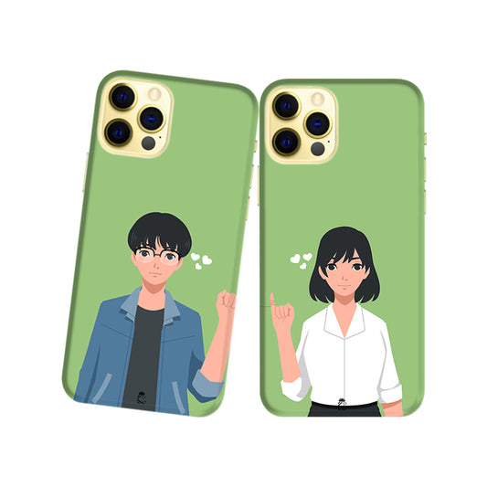 Tight Knot  Slim Hard Couple Phone Case