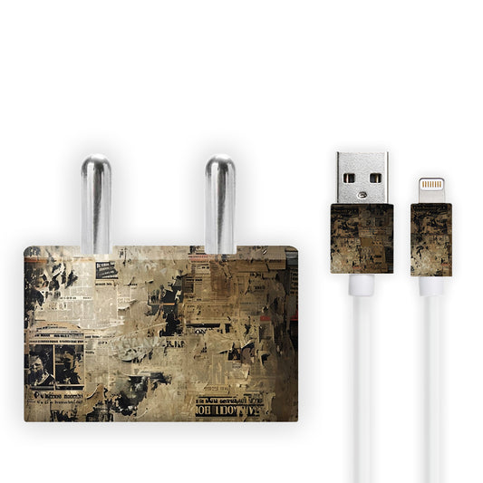 News Paper Charger Skin
