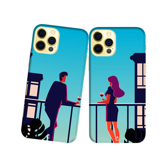 Date Evening Slim Hard Couple Phone Case