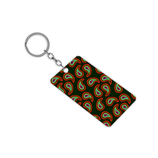 Rangoli Pattern Keychain