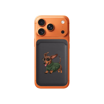 Playful Puppy Magsafe Wallet