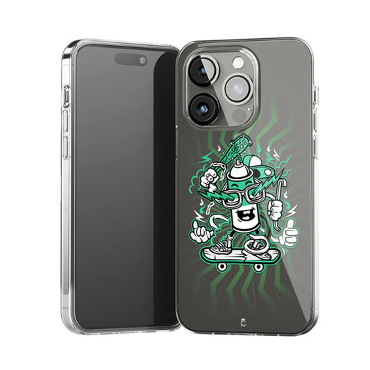 Skating Jazzy Clear Silicone Case