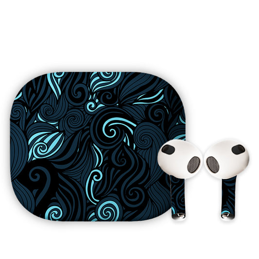 Coral Leaf Earbuds Skin