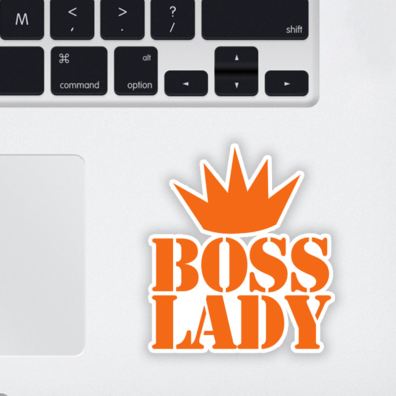 Boss Lady Laptop Sticker