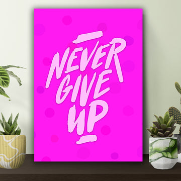 Never Give Up Poster