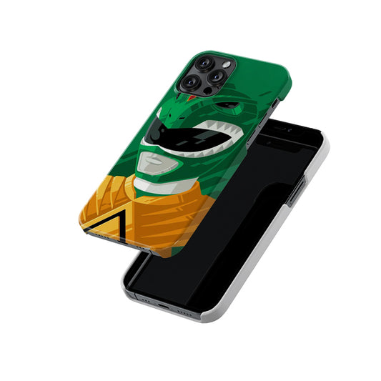 Green Mighty Morphin Power Ranger Slim Hard Case