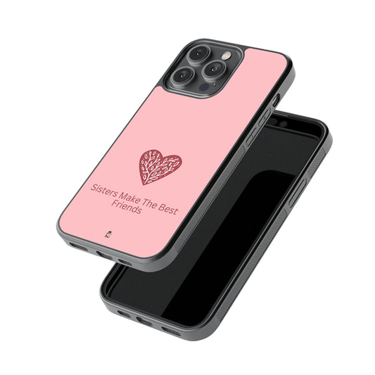 Sisters Make the Best Friends Glossy Metal Case