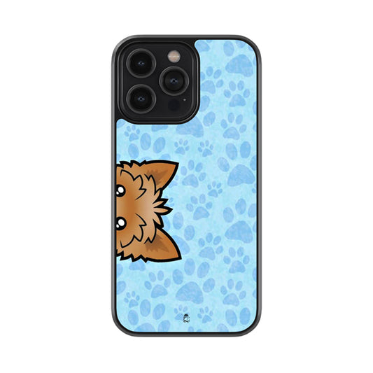 Yorkshire Terrier's Cute Look Glossy Metal Case