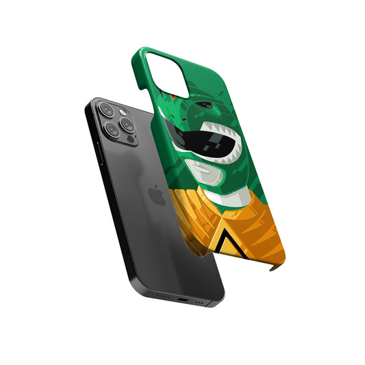 Green Mighty Morphin Power Ranger Slim Hard Case