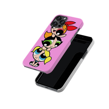 Cute Power Puff Girls Slim Hard Case