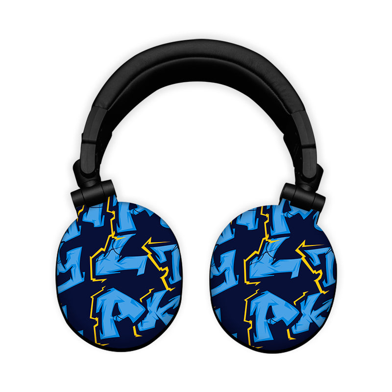 Addictive Blue Headphone Skin