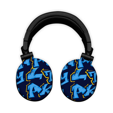 Addictive Blue Headphone Skin