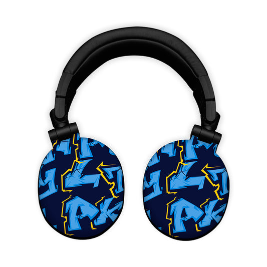 Addictive Blue Headphone Skin