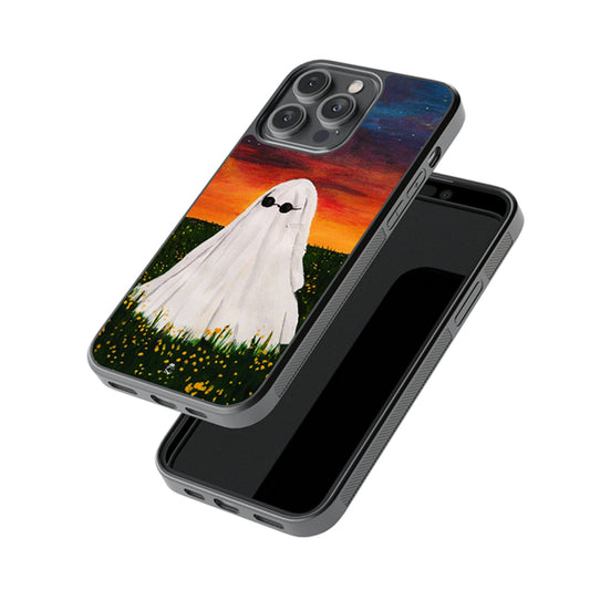 Ghost On Field Glossy Metal Case