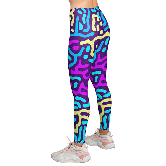 Doodle Foodle Fantasy High Waist Leggings