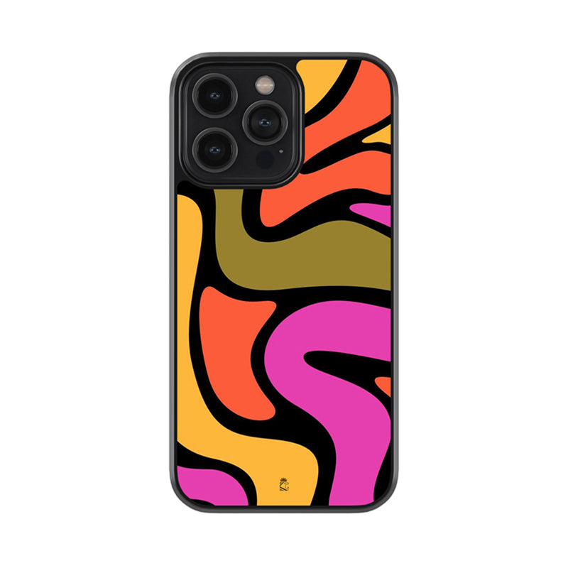 Flutter Wave Glossy Metal Case