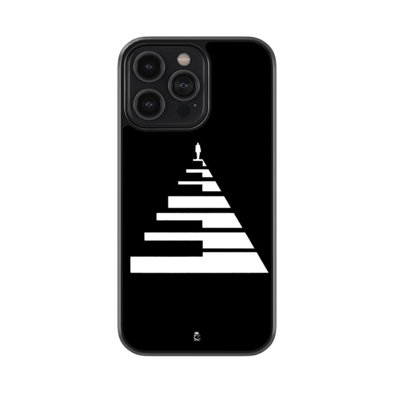 Piano Keys Walk Glossy Metal Case