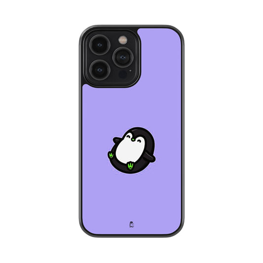 Little Crested Penguin Glossy Metal Case