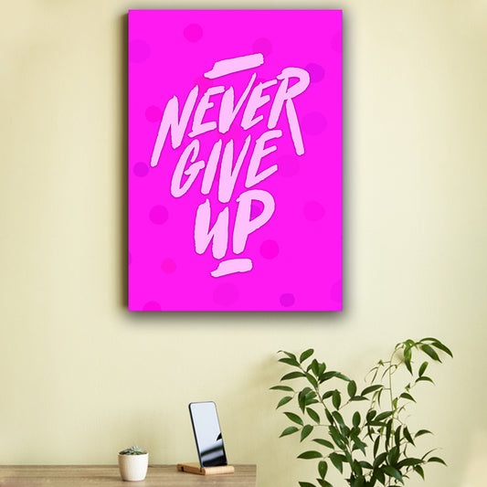 Never Give Up Poster