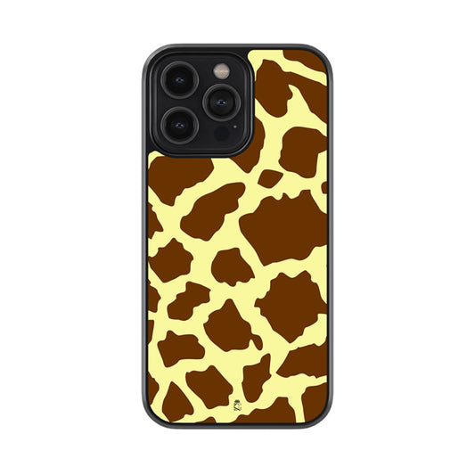Deer Animal Skin Pattern Glossy Metal Case