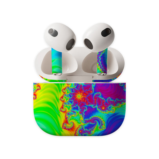 Chrome Green Earbuds Skin