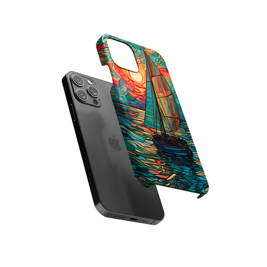 Boat Painting Art Slim Hard Case