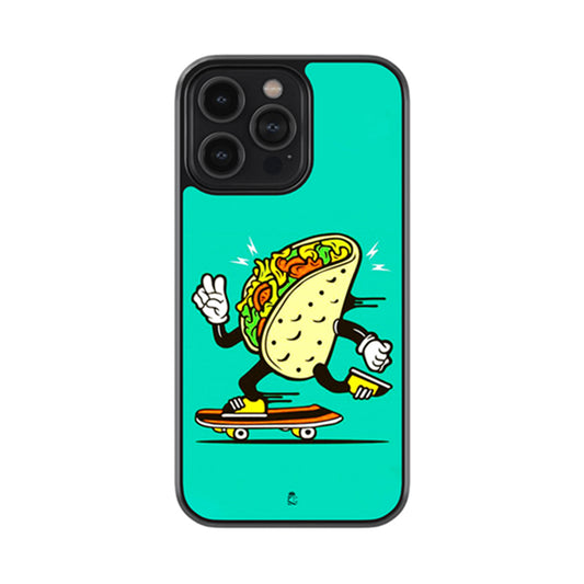 Taco On Time Glossy Metal Case