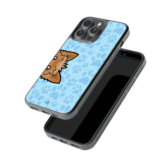 Yorkshire Terrier's Cute Look Glossy Metal Case