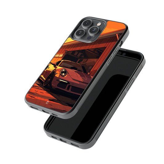 Real Porsche Glossy Metal Case