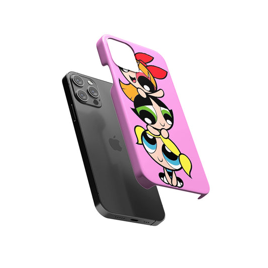 Cute Power Puff Girls Slim Hard Case