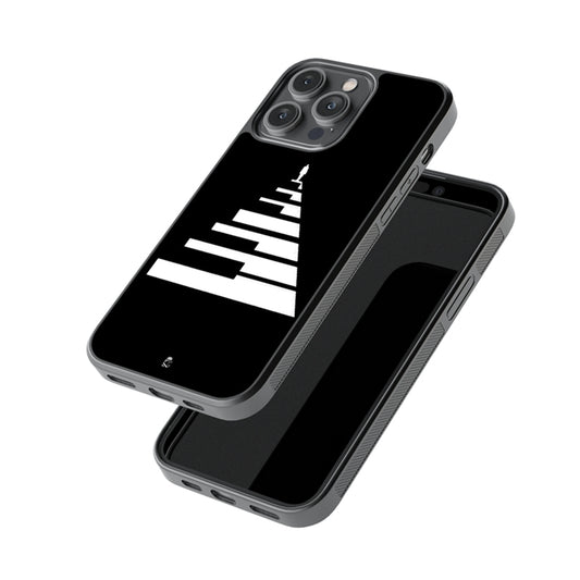 Piano Keys Walk Glossy Metal Case
