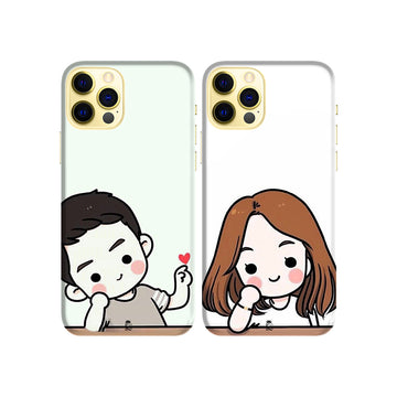 Classroom Love Slim Hard Couple Phone Case