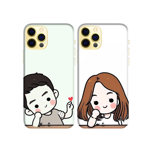 Classroom Love Slim Hard Couple Phone Case