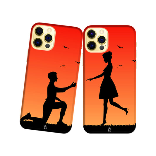 Propose Day Slim Hard Couple Phone Case