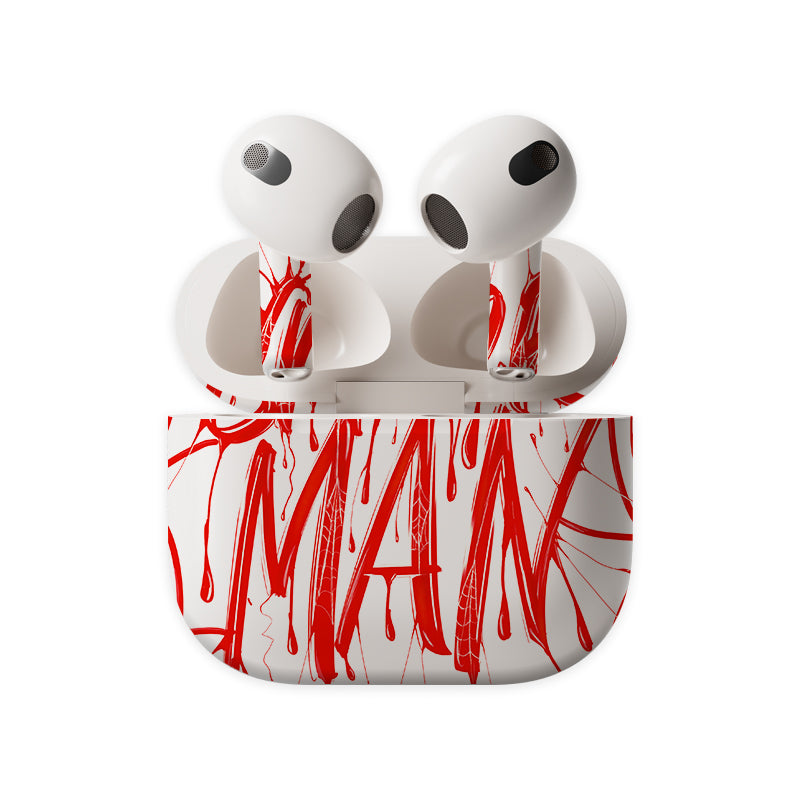 Spider Man Earbuds Skin