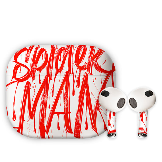 Spider Man Earbuds Skin