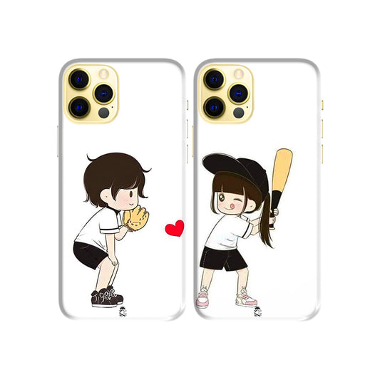 Love Hitters Slim Hard Couple Phone Case
