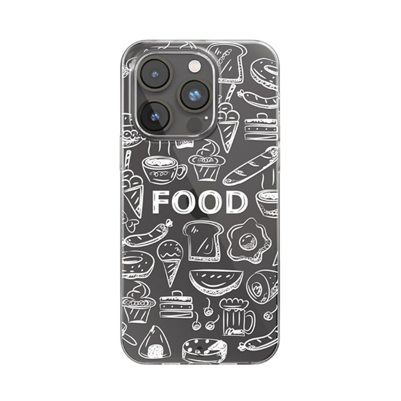 Foodie Clear Silicone Case