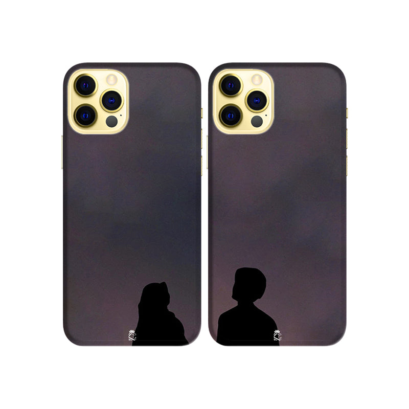Universal Couple Slim Hard Couple Phone Case