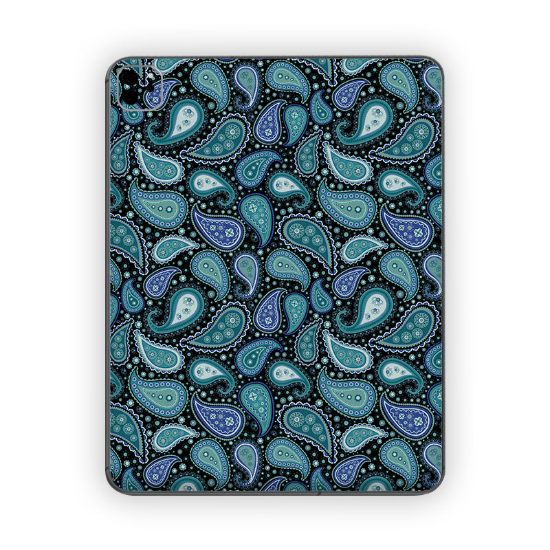 Blue Paisley Ipad Skin