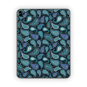 Blue Paisley Ipad Skin