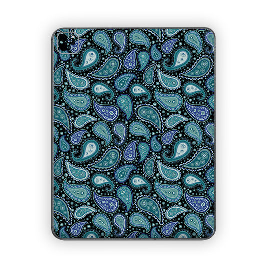 Blue Paisley Ipad Skin